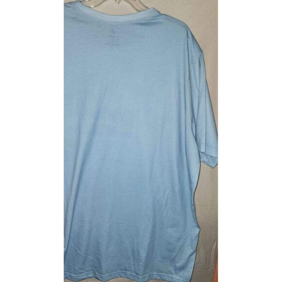 Caribbean Mens 3XT Blue Graphic T-Shirt - Picture 9 of 10